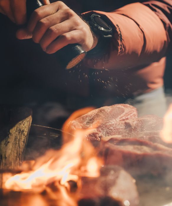 Open fire buiten koken stoken kookworkshop avontuurlijk open vuur